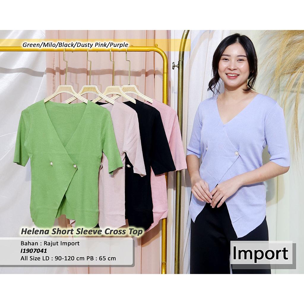 Helene short sleeve crp top