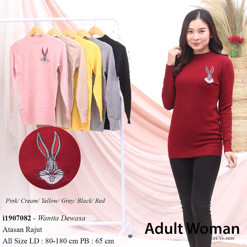 YQH-MS5-2 Verra atasan rajut turtleneck kelinci