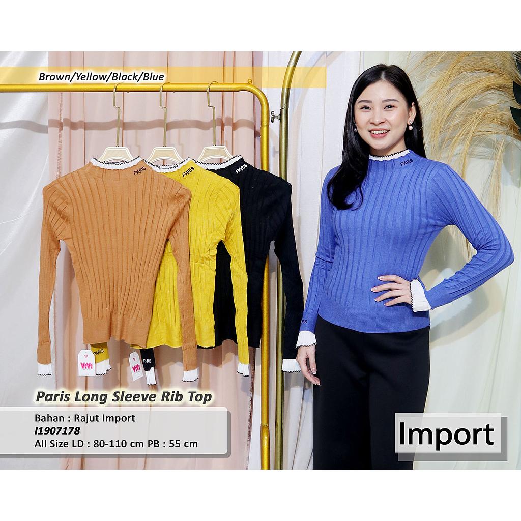 Paris Turtle Neck long sleeve top