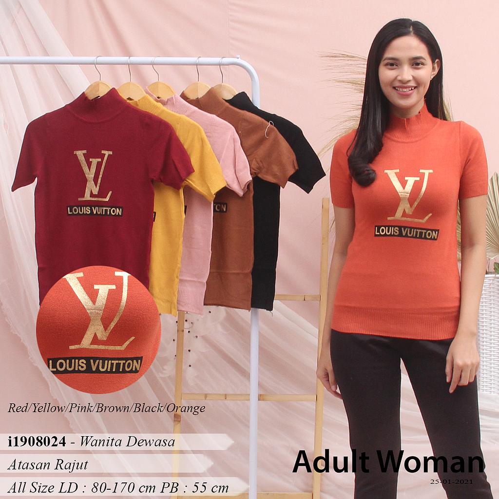 YQH-MSF41 Rania atasan rajut turtle neck + logo brand