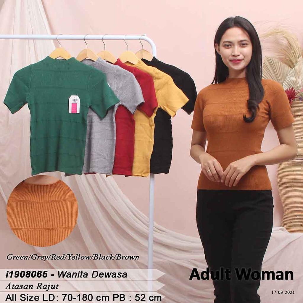 YQH-MSM07-1 Hani atasan rajut tekstur turtle neck 