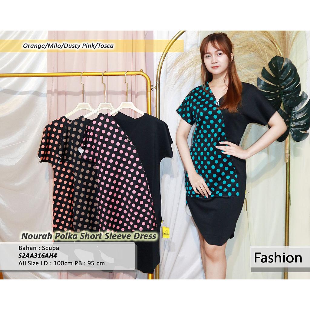 polka short Sleeve dress