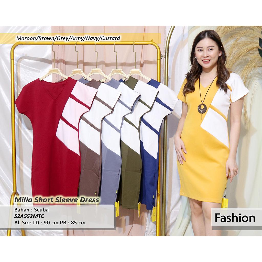 milla short sleeve dress