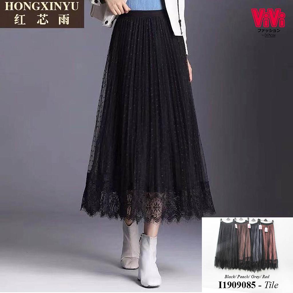PAJ-MS813 Sella Rok plisket variasi lace