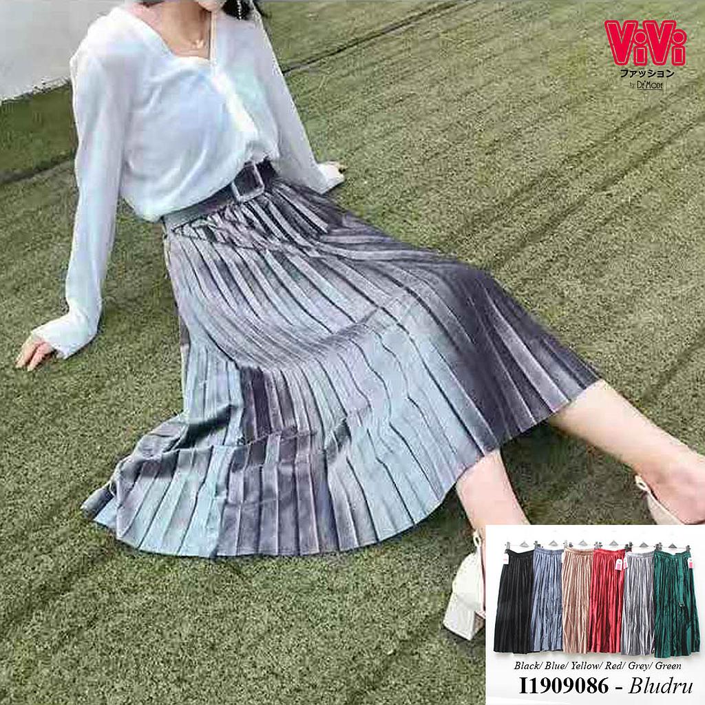 ZTF-MS1916 Kamila Rok plisket velvet bludru