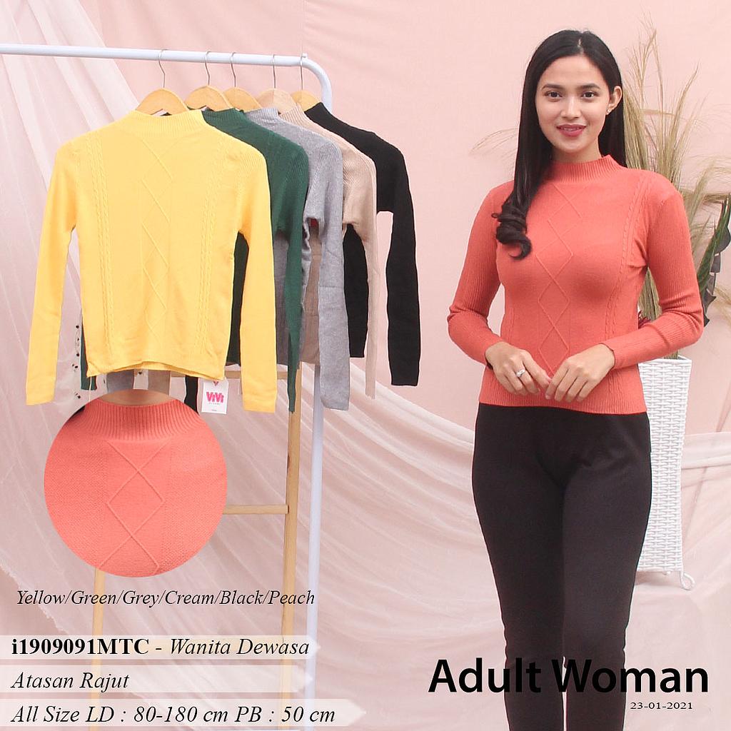 YQH-MS9928-2 Nancy atasan rajut tekstur turtleneck