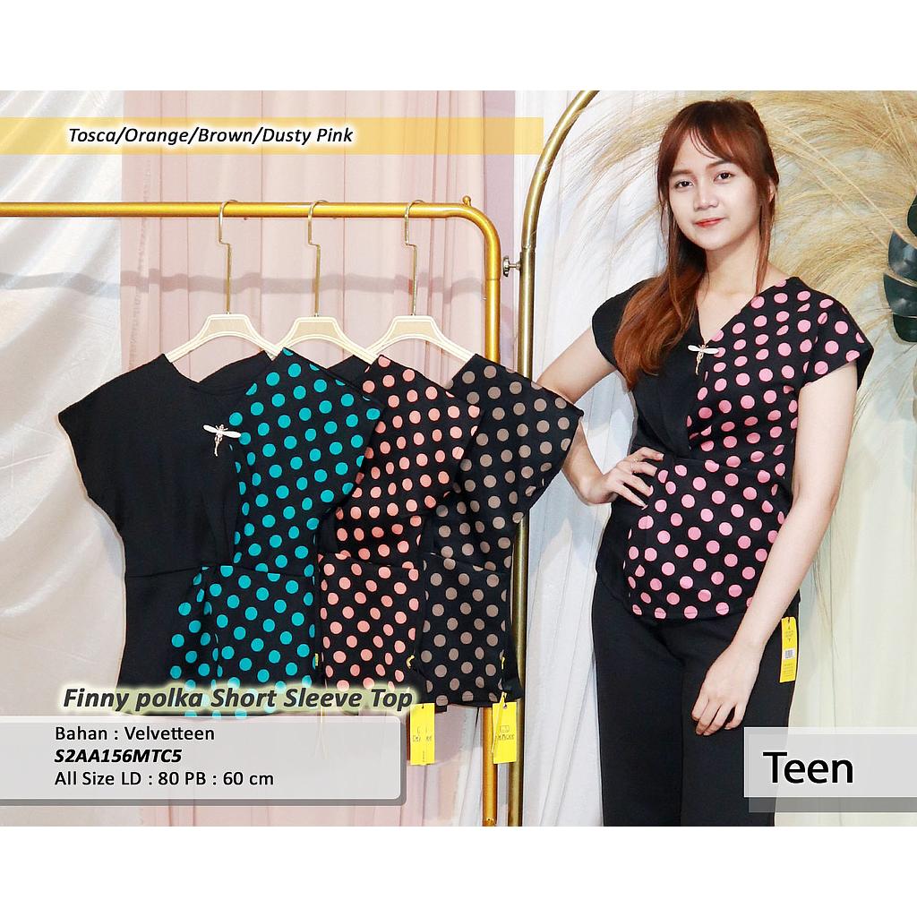 Finny Polka short sleeve top