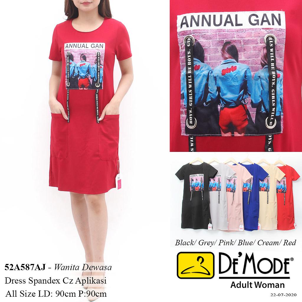CAELA DRESS KANTONG SAMPING