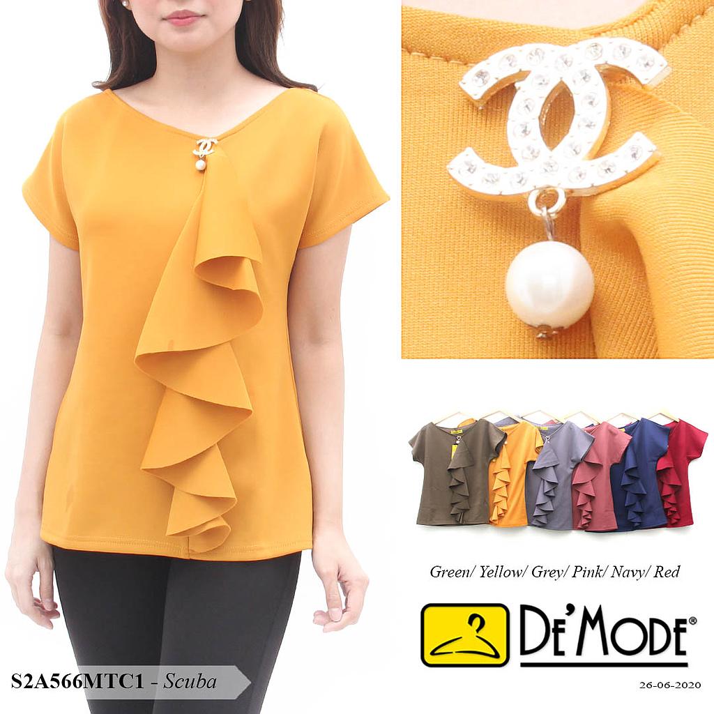 REVINA ATASAN SCUBA RUFFLE