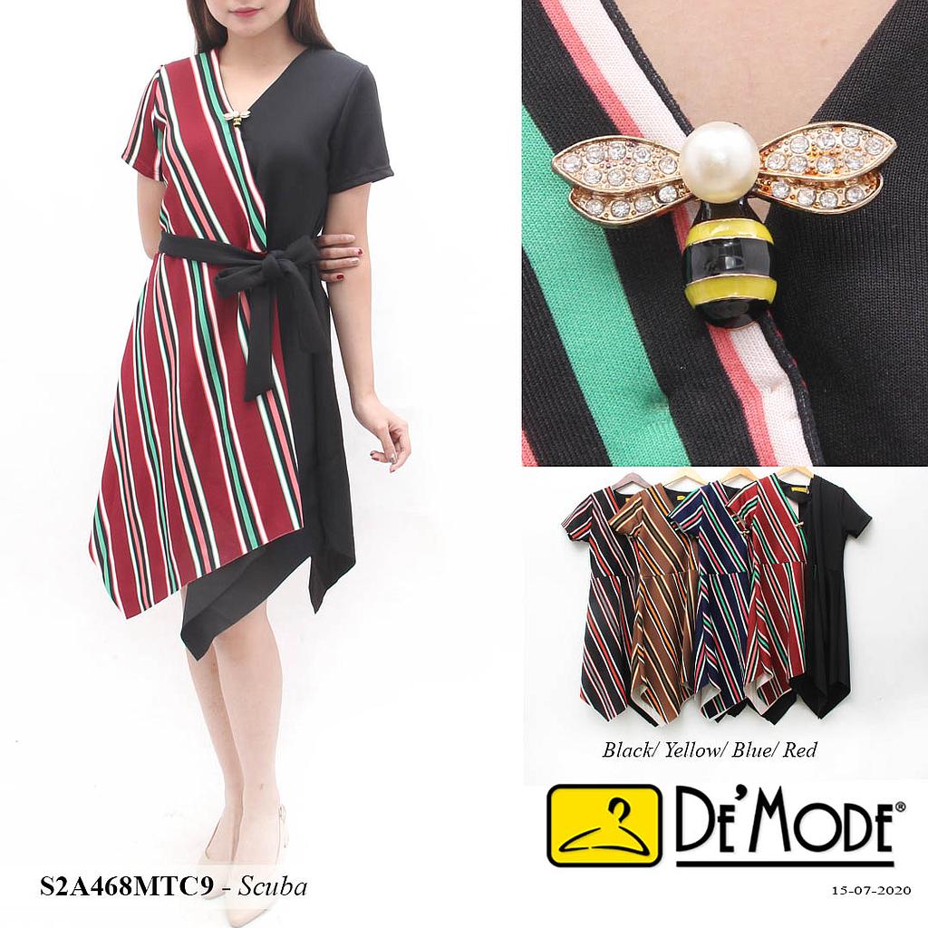 VINA DRESS SCUBA KOMBINASI + BROS