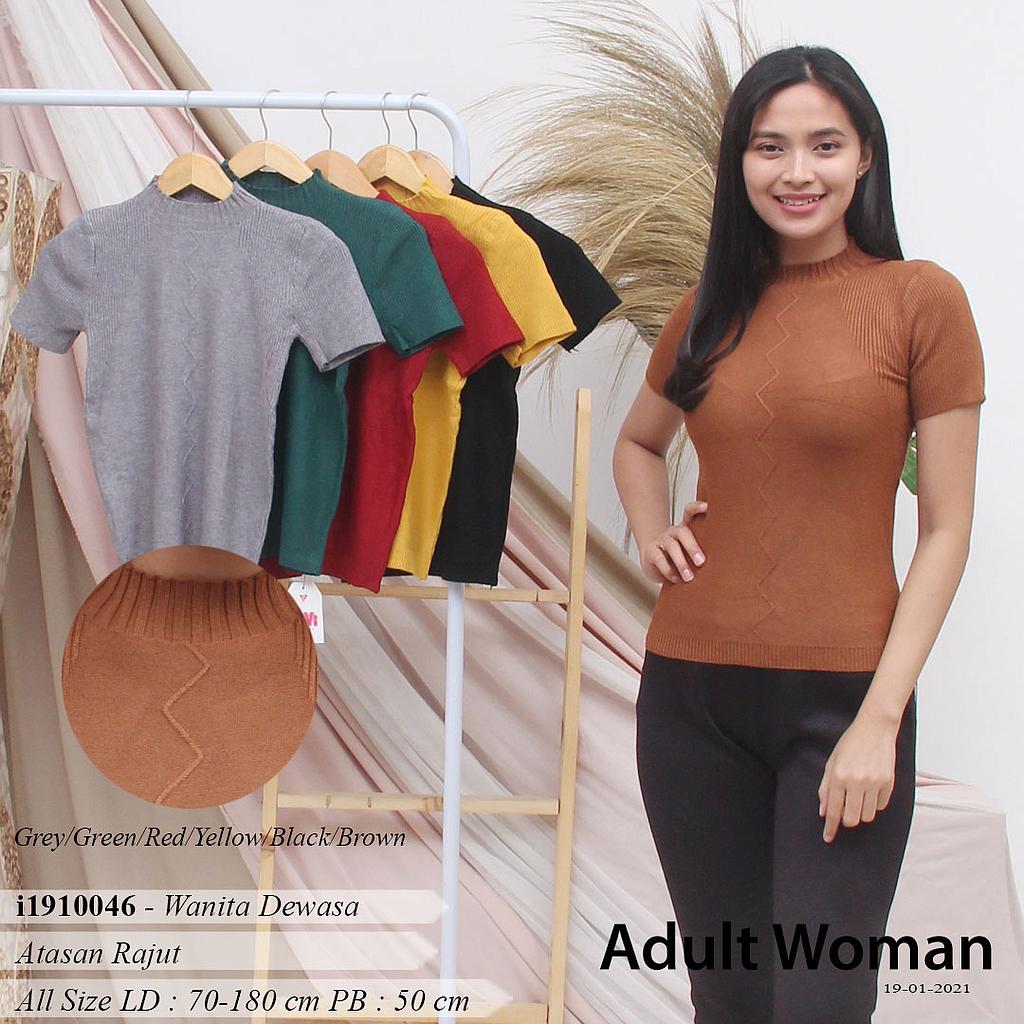 YQH-MS504 Celindra atasan rajut turtle neck 