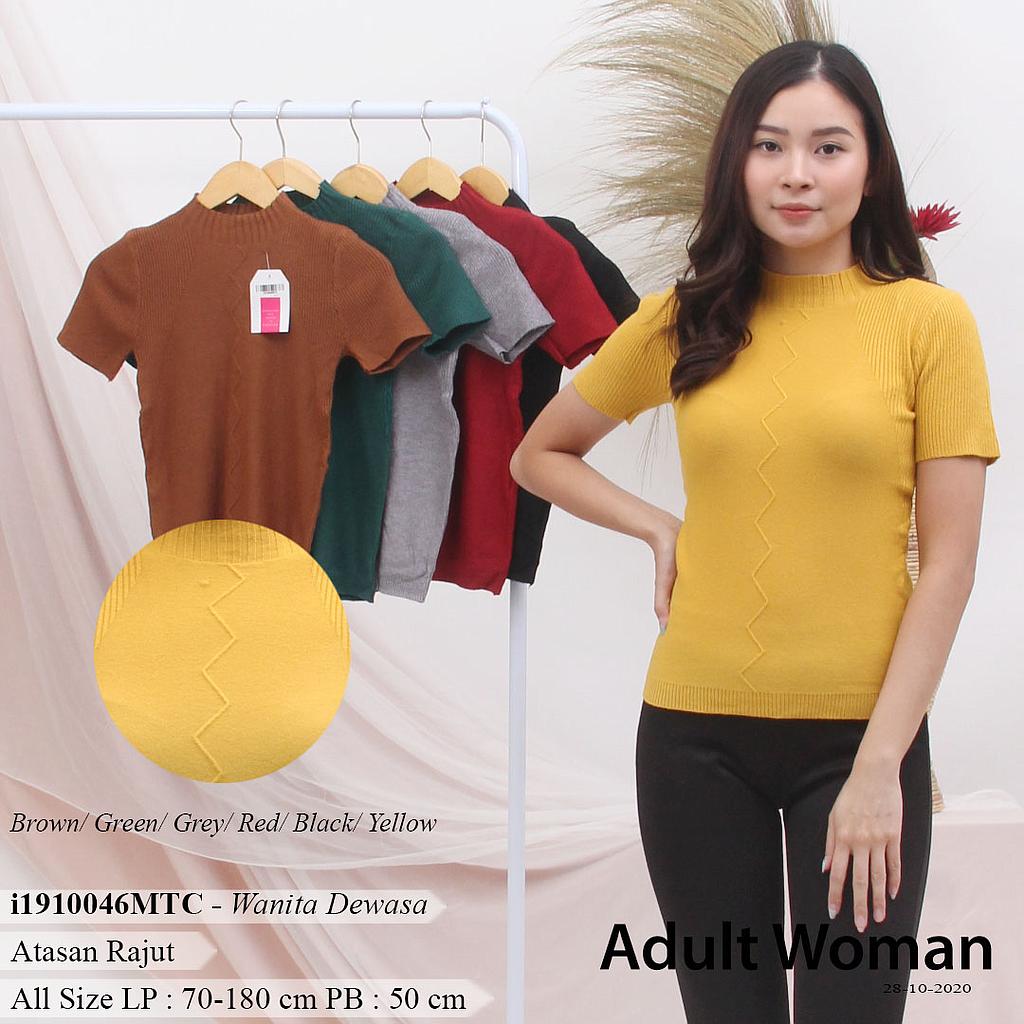 YQH-MS504 Celindra atasan rajut turtle neck 
