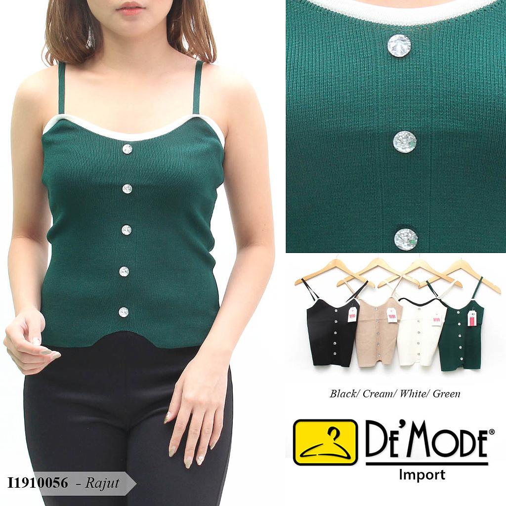 YQH-MS1015 Kimmy atasan rajut can see + kancing