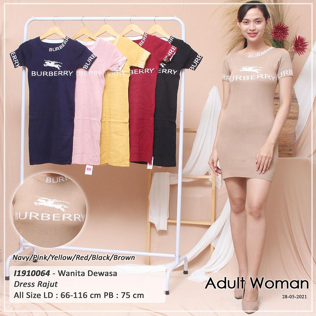 RMY-MS0801 BUR. dress rajut span