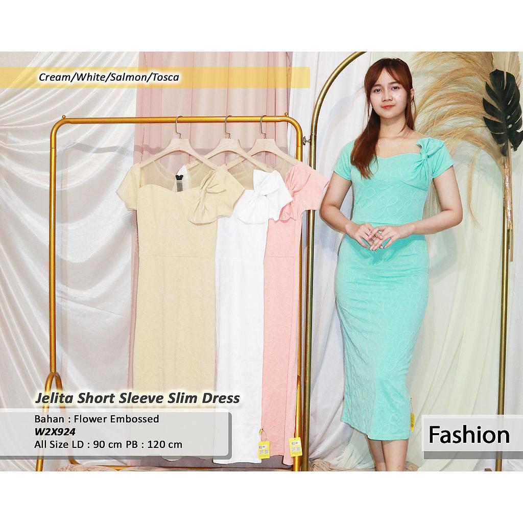 Jelita short sleeve slim dress