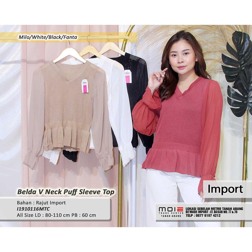 Belda V Neck Top