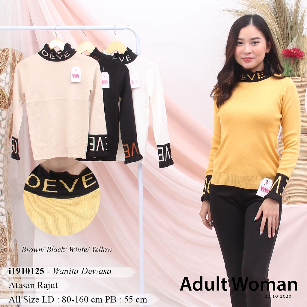 YQH-MS3460 Herra atsan rajut turtle neck text LOVE