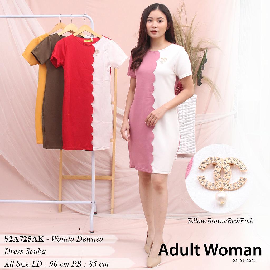 LOREN DRESS VARIASI AWAN KOMBINASI + BROS