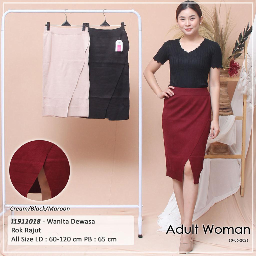 YQH-MSA9801-1 Sella rok middi span tulip rajut