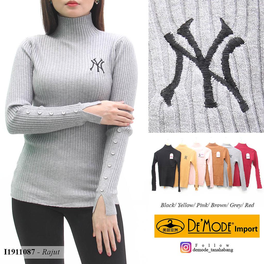 YQH-MS2101 NY atasan rajur logo bordir