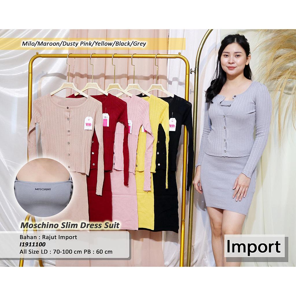 Moschino slim dress suit