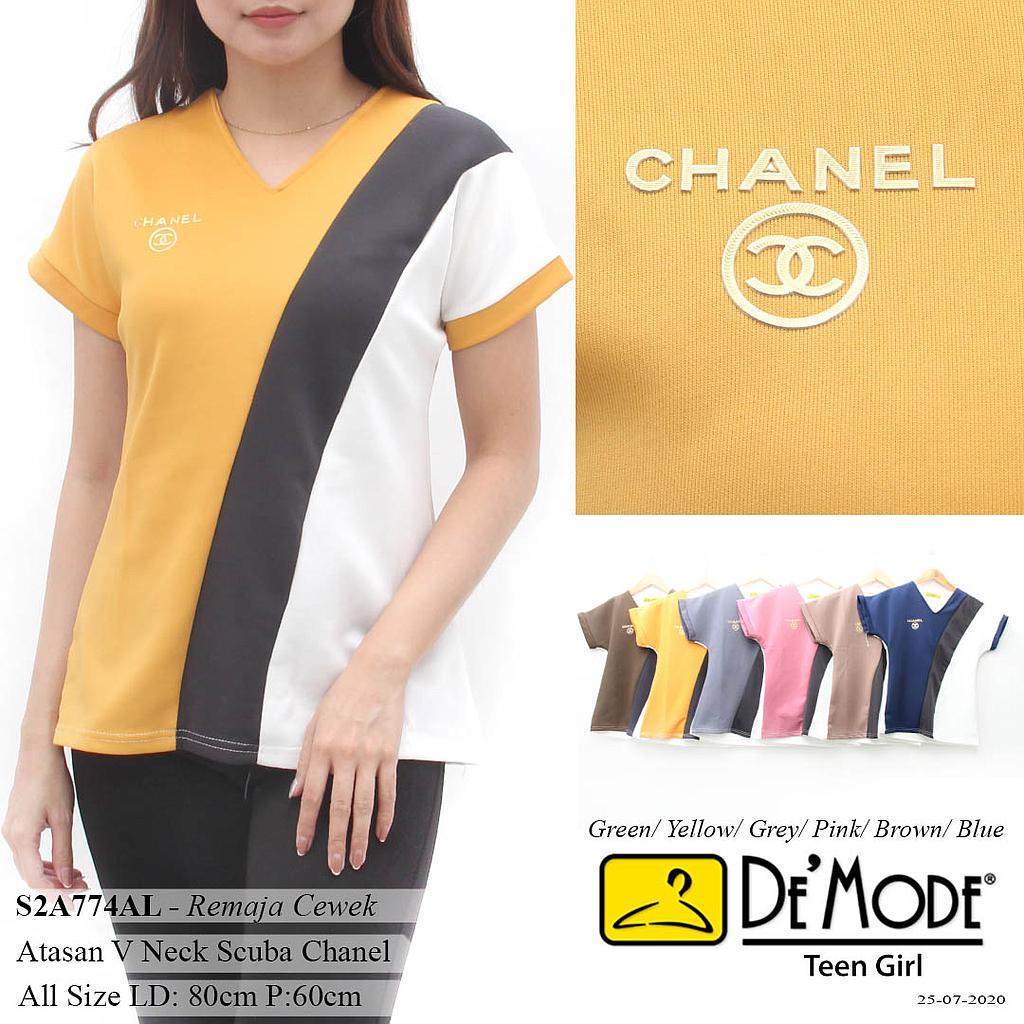 SYIFA ATASAN KOMBINASI COLOR BLOCK + PRESS AP LOGO