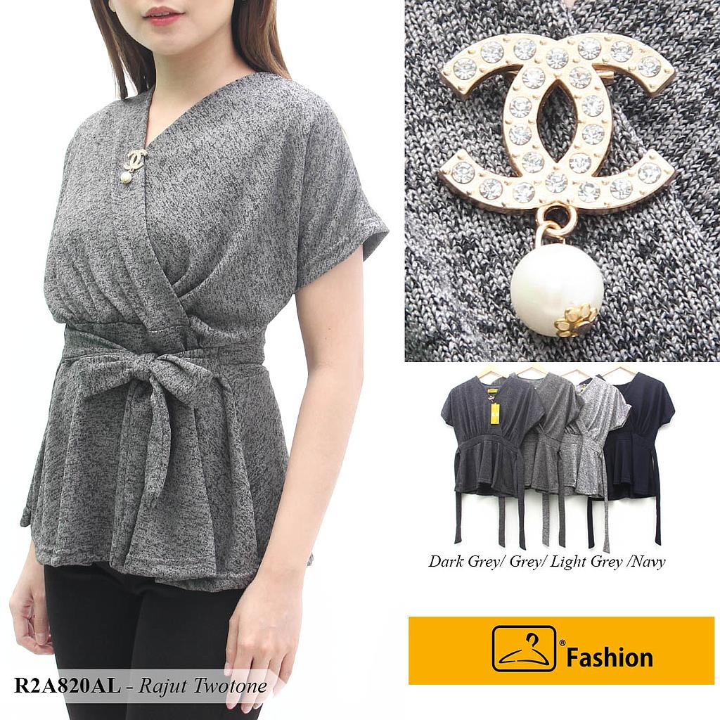RIRI ATASAN KOMBINASI + PITA PINGGANG