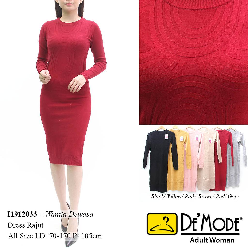 YQH-MS888A-2 Sara dress rajut tangan panjang