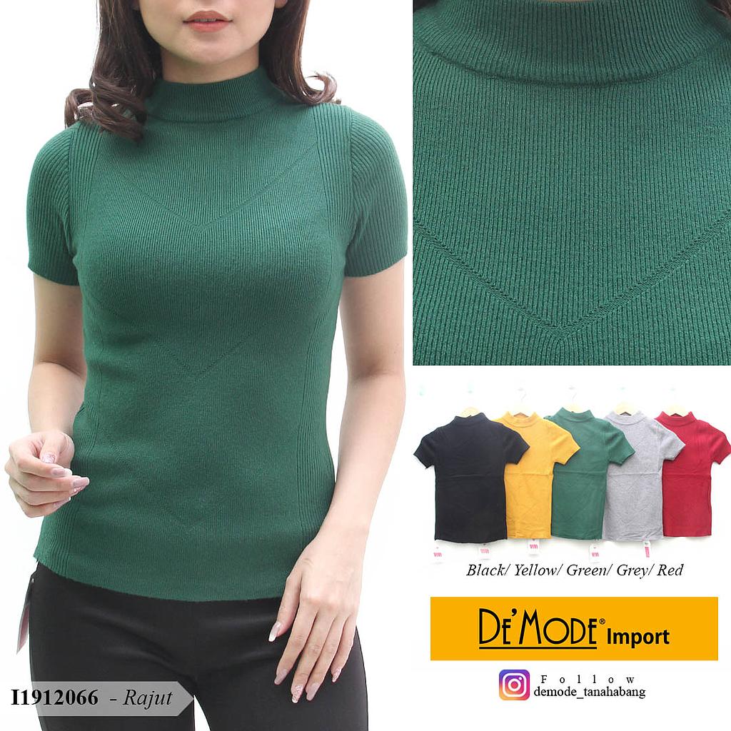YQH-MS8180-1 Yumna atasan rajut tangan pendek