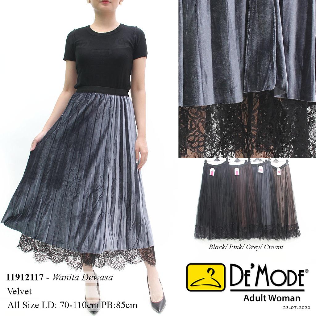 ZTF-MS1920 Damian Rok plisket velvet kombi lace