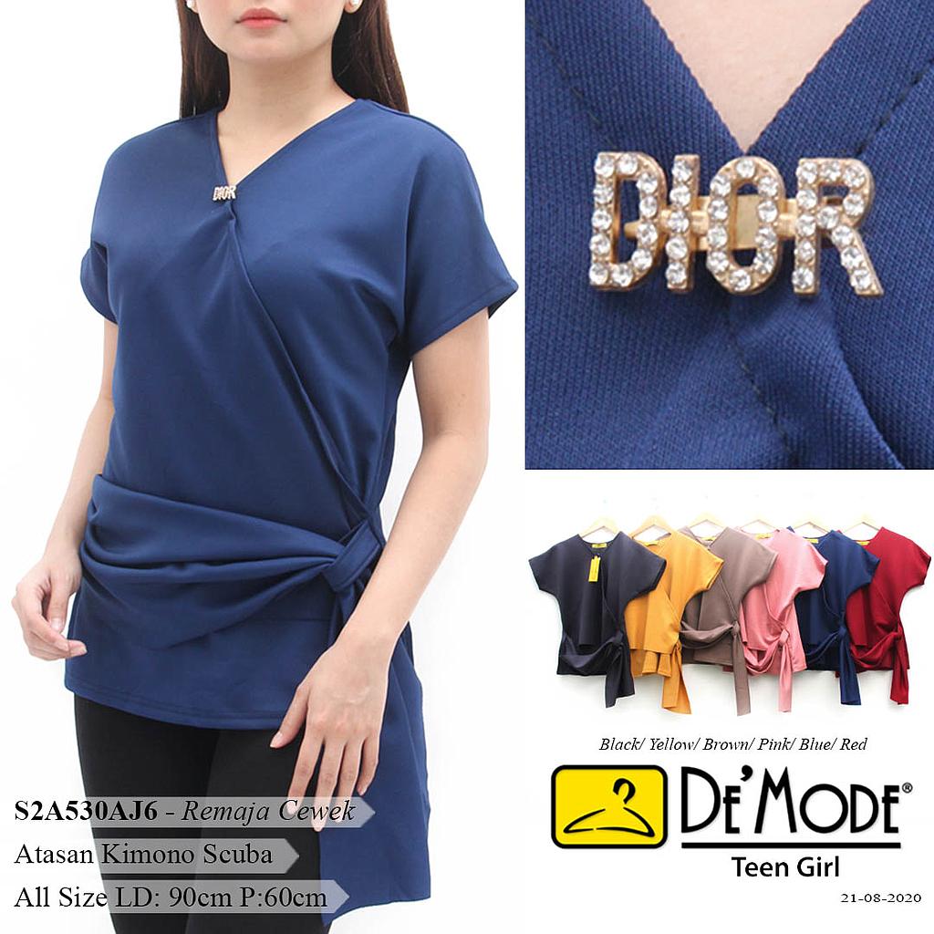 JACINTA ATASAN SCUBA KIMONO DRAPERRY