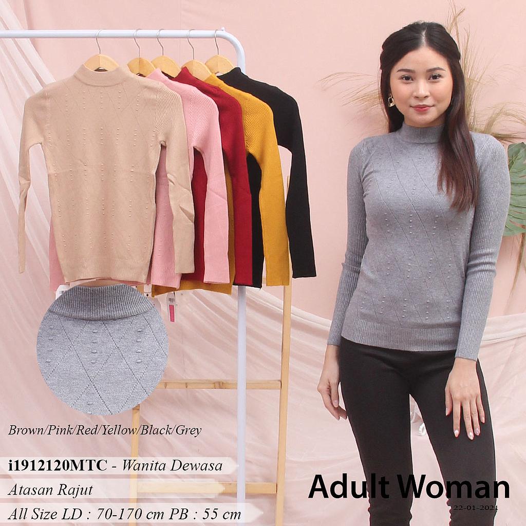 YQH-MS123-2 Jeny atasan rajut turtleneck