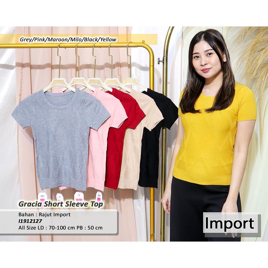 Cassia short sleeve simply top