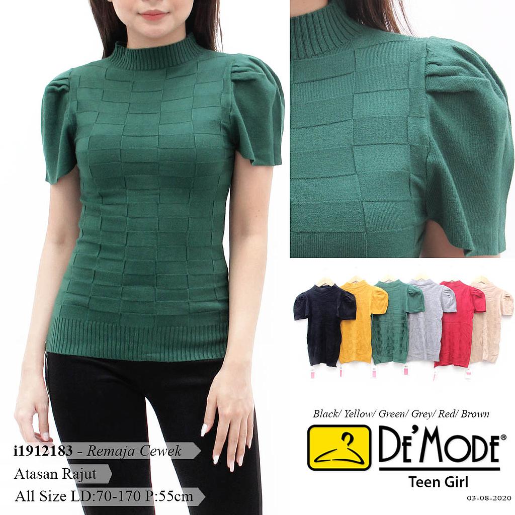 YQH-MS627-1 Sasya atasan rajut lengan puff