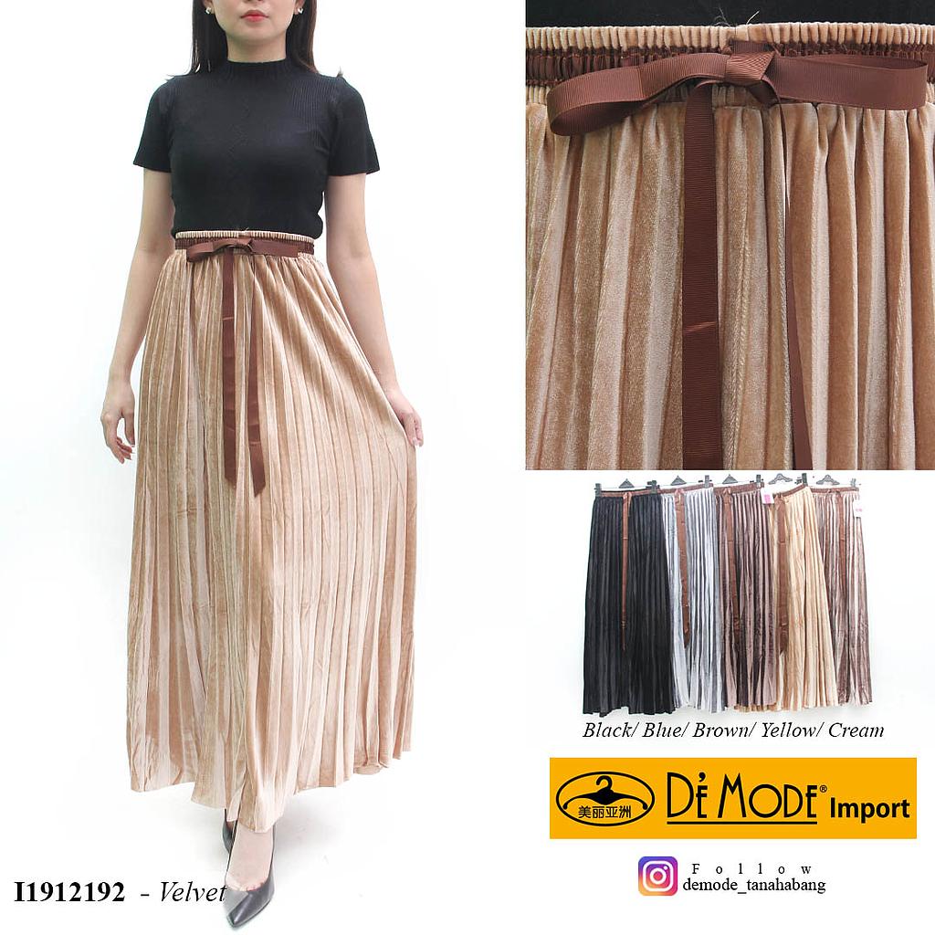 ZTF-MS828 Elva Rok plisket velvet