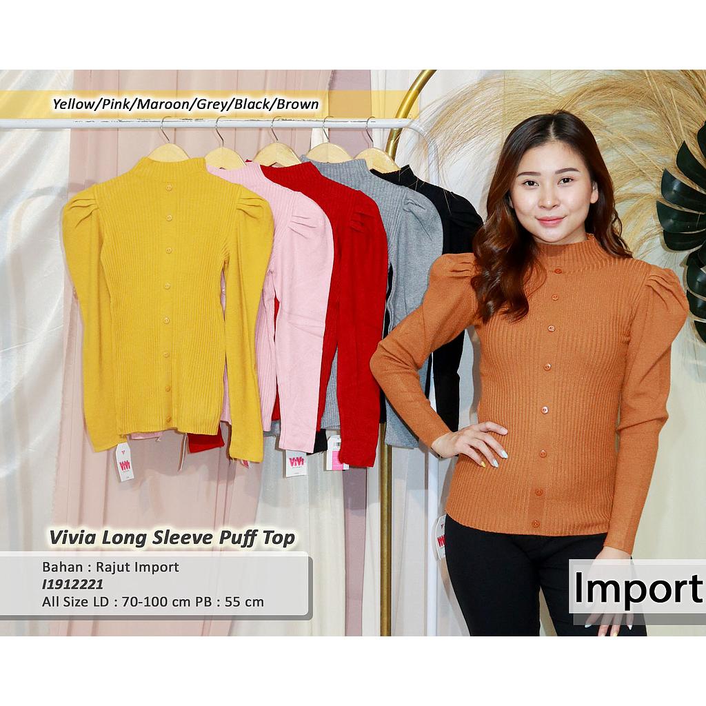 Vivia Long sleeve Puff top