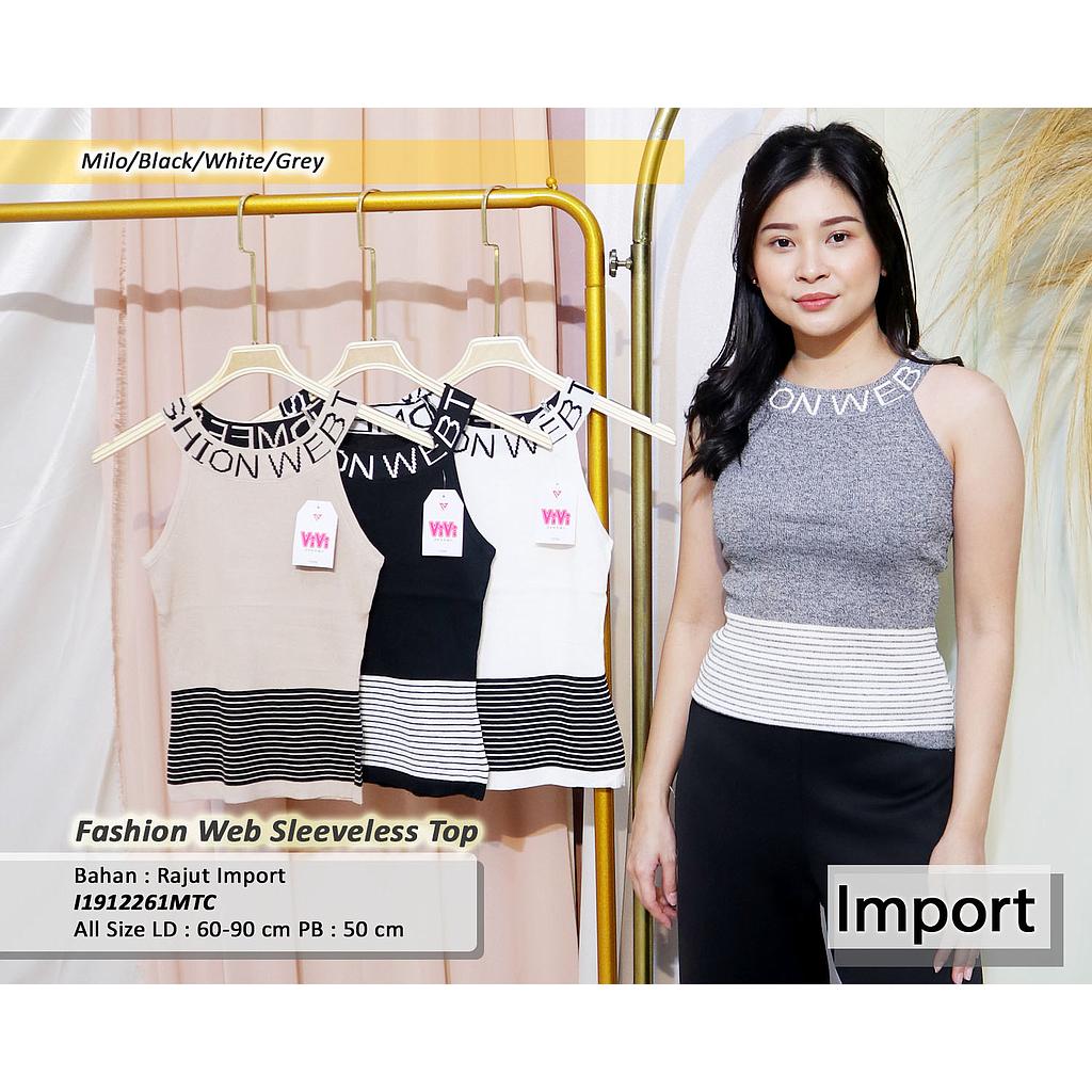 Fashion Web Sleeveless Top