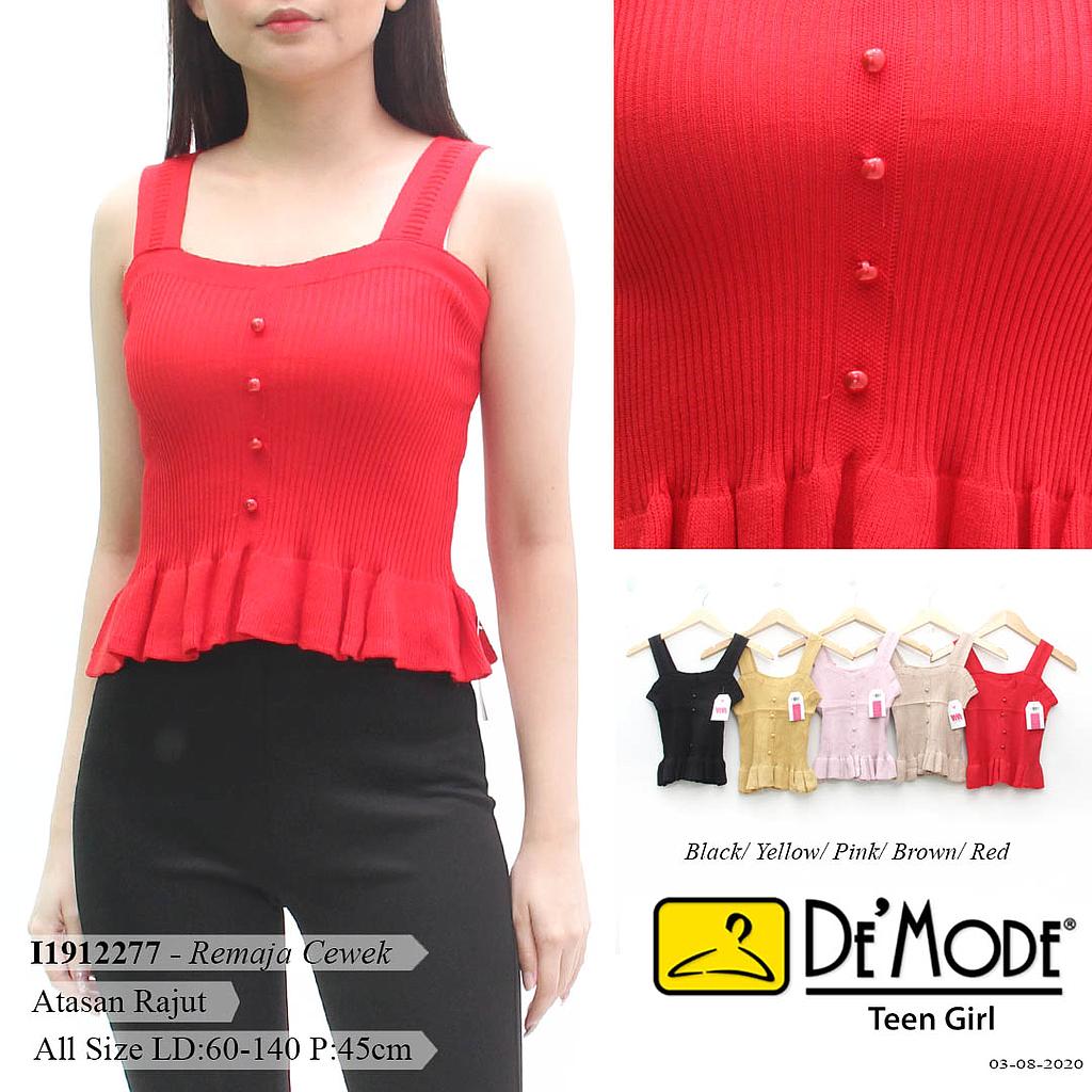 YQH-MS9343 Hesti atasan rajut variasi ruffle