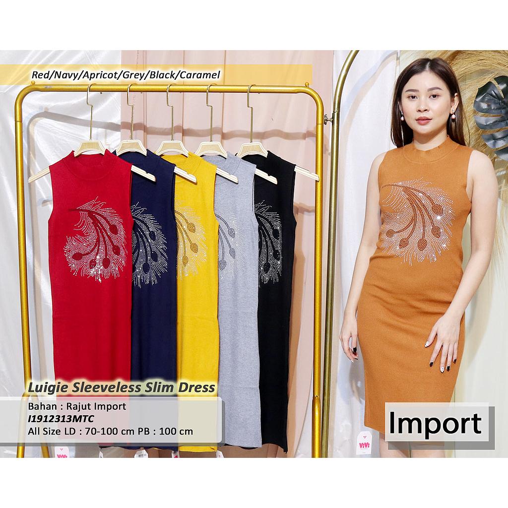 Luigie sleeveless slim dress