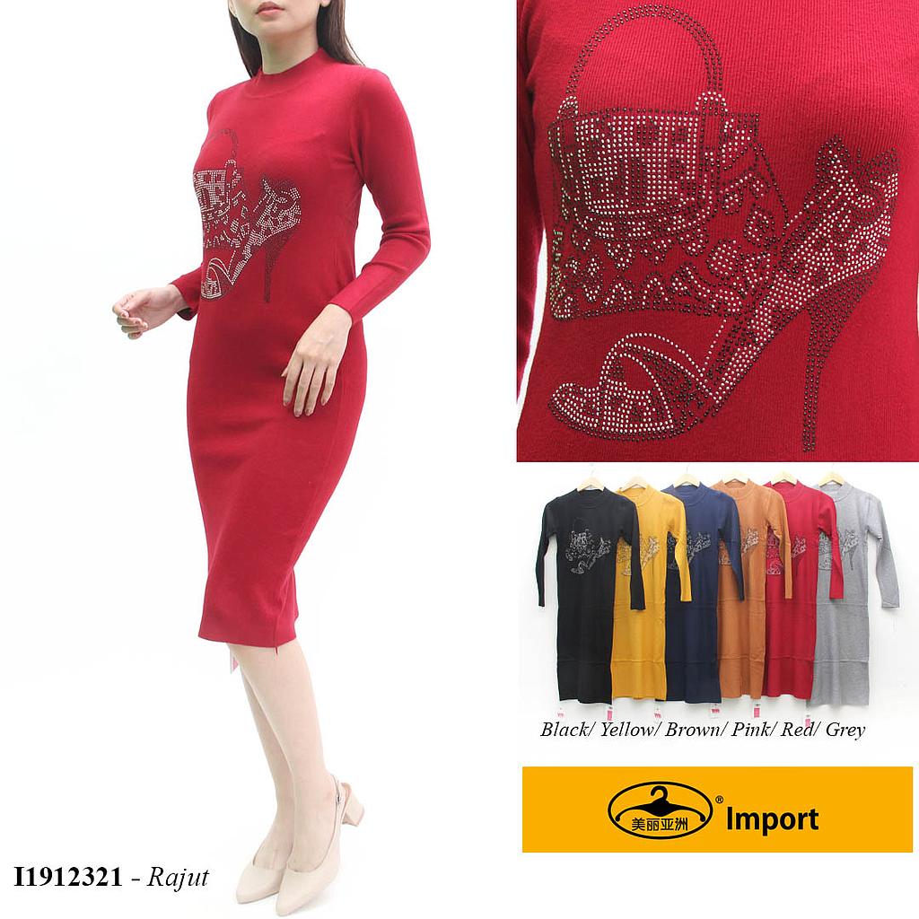 Camellia Long sleeve slim dress