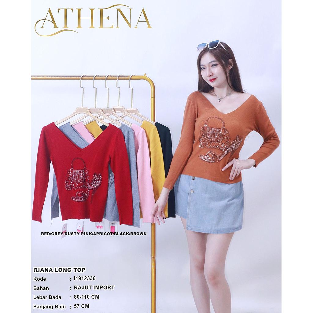 Riana Long sleeve V Neck top
