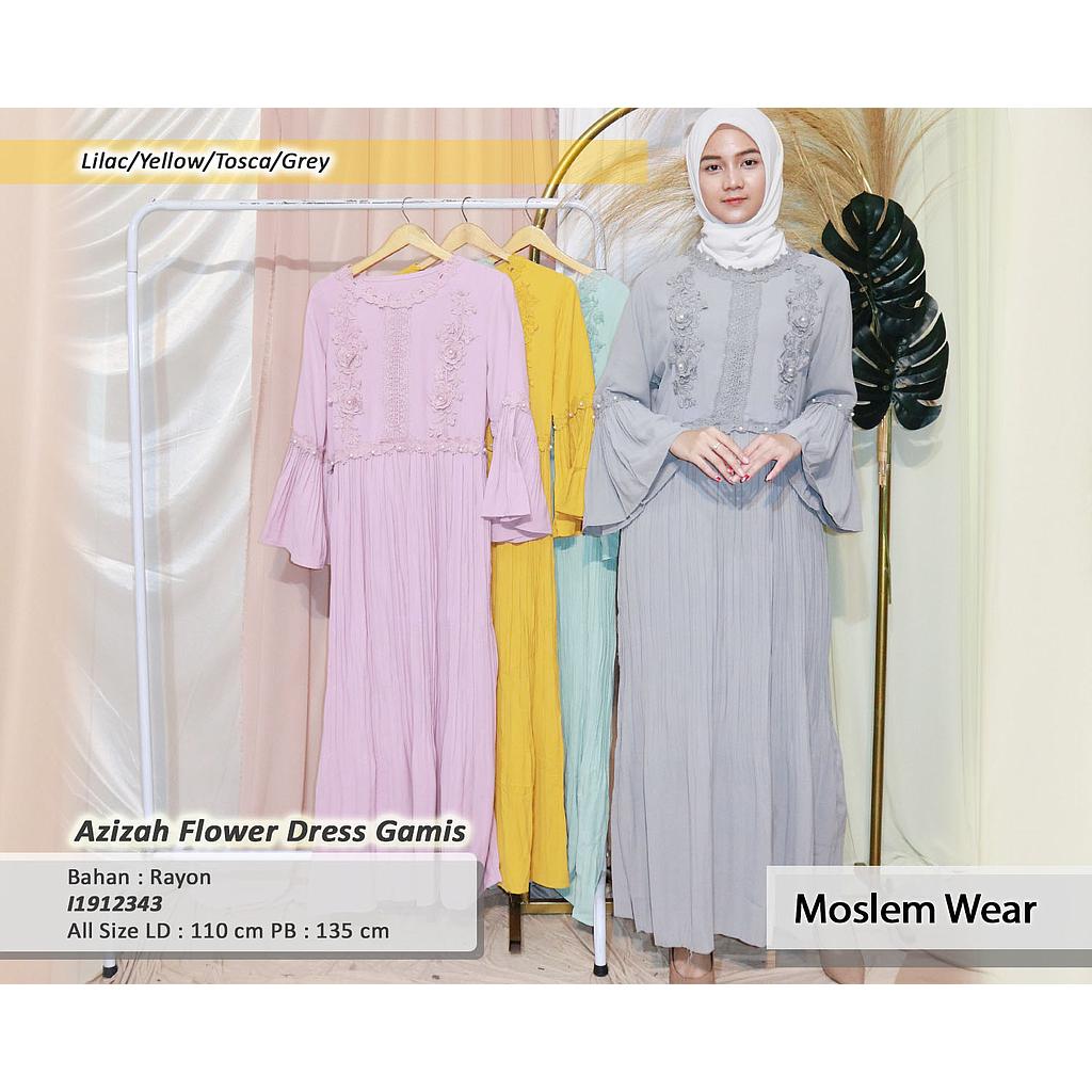 Azizah Flower dress gamis