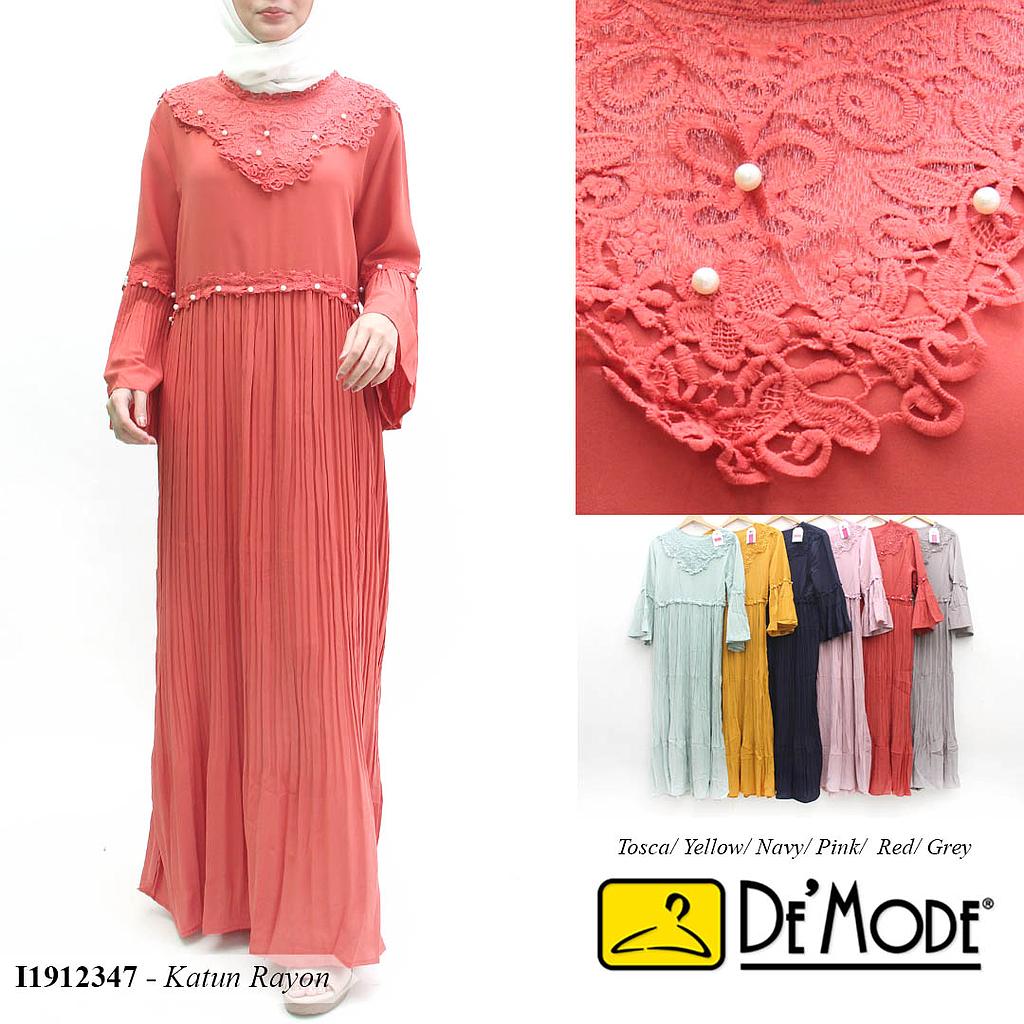 ZHW-MS120-2 Nona dress variasi renda