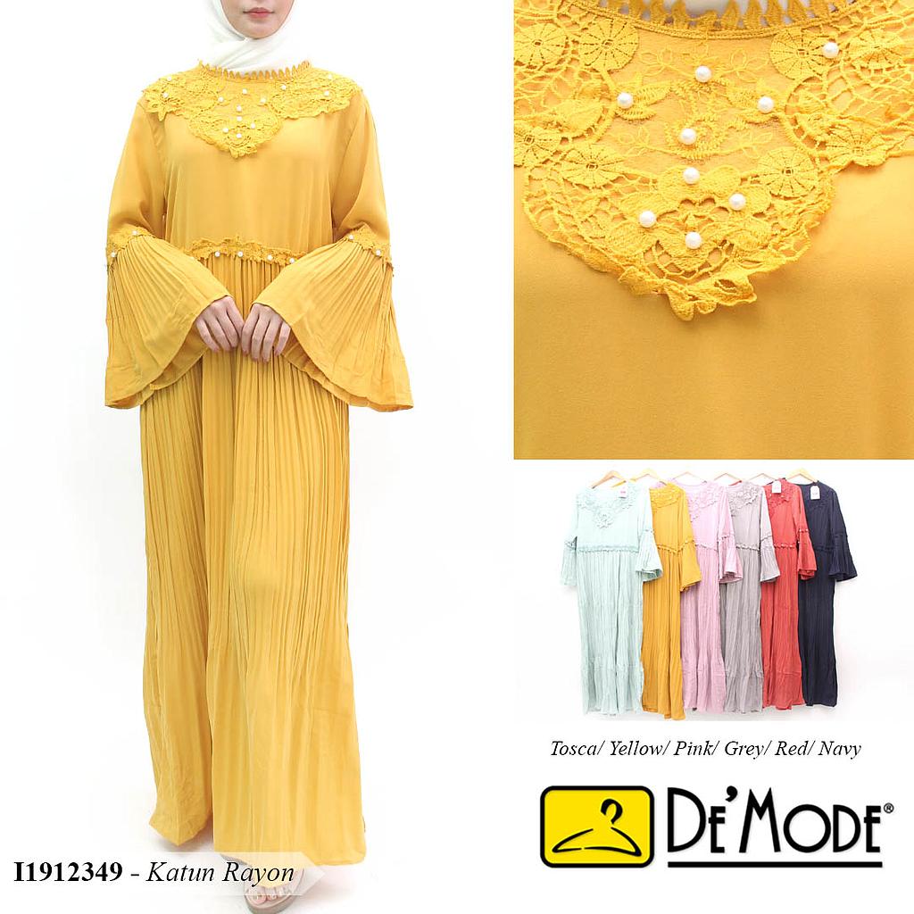 ZHW-MS122-2 Trisa dress plisket variasi renda