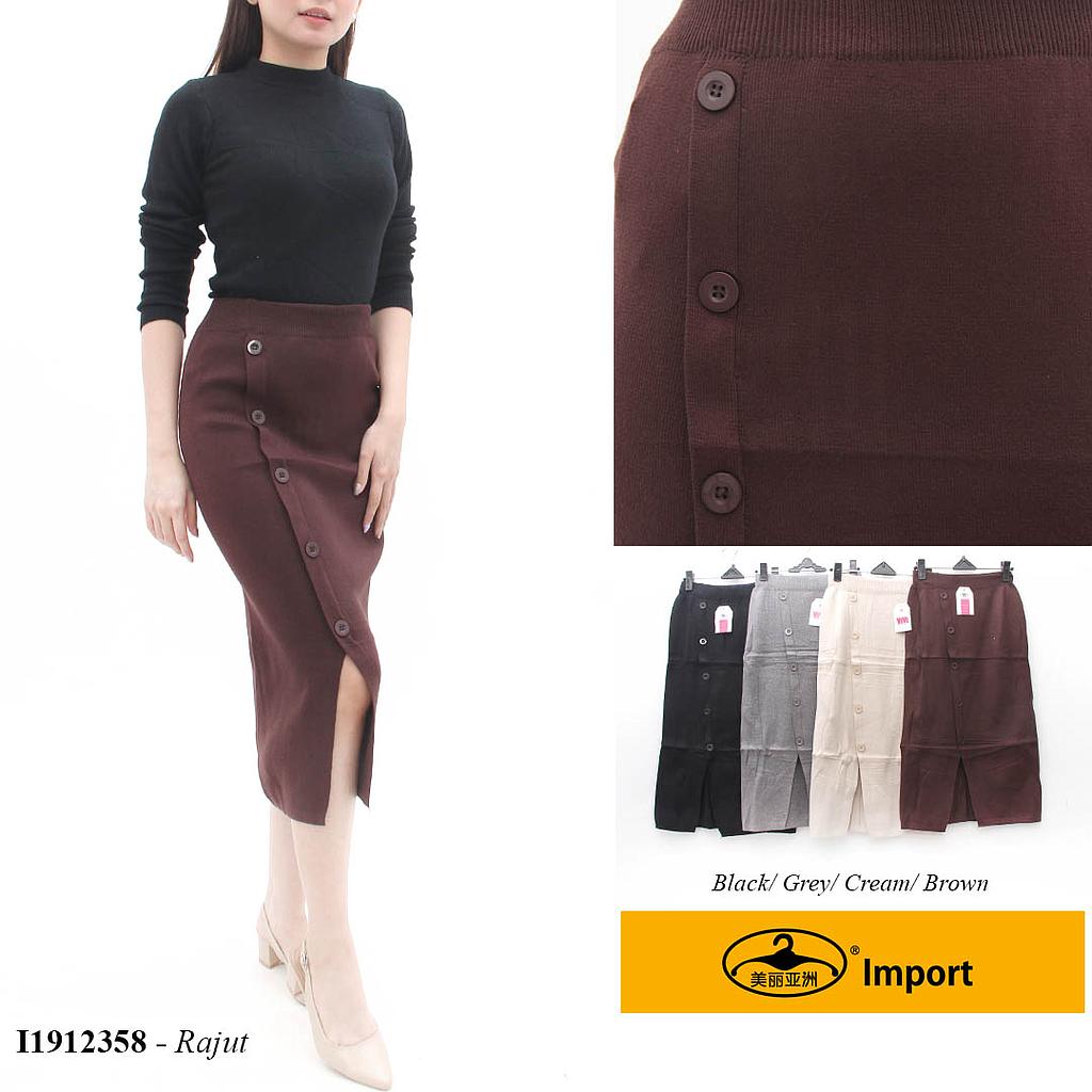 YQH-MS5903 Junia Rok rajut variasi kancing