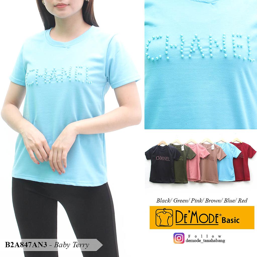 VENY ATASAN OBLONG LEHER BULAT BASIC + MUTIARA c.