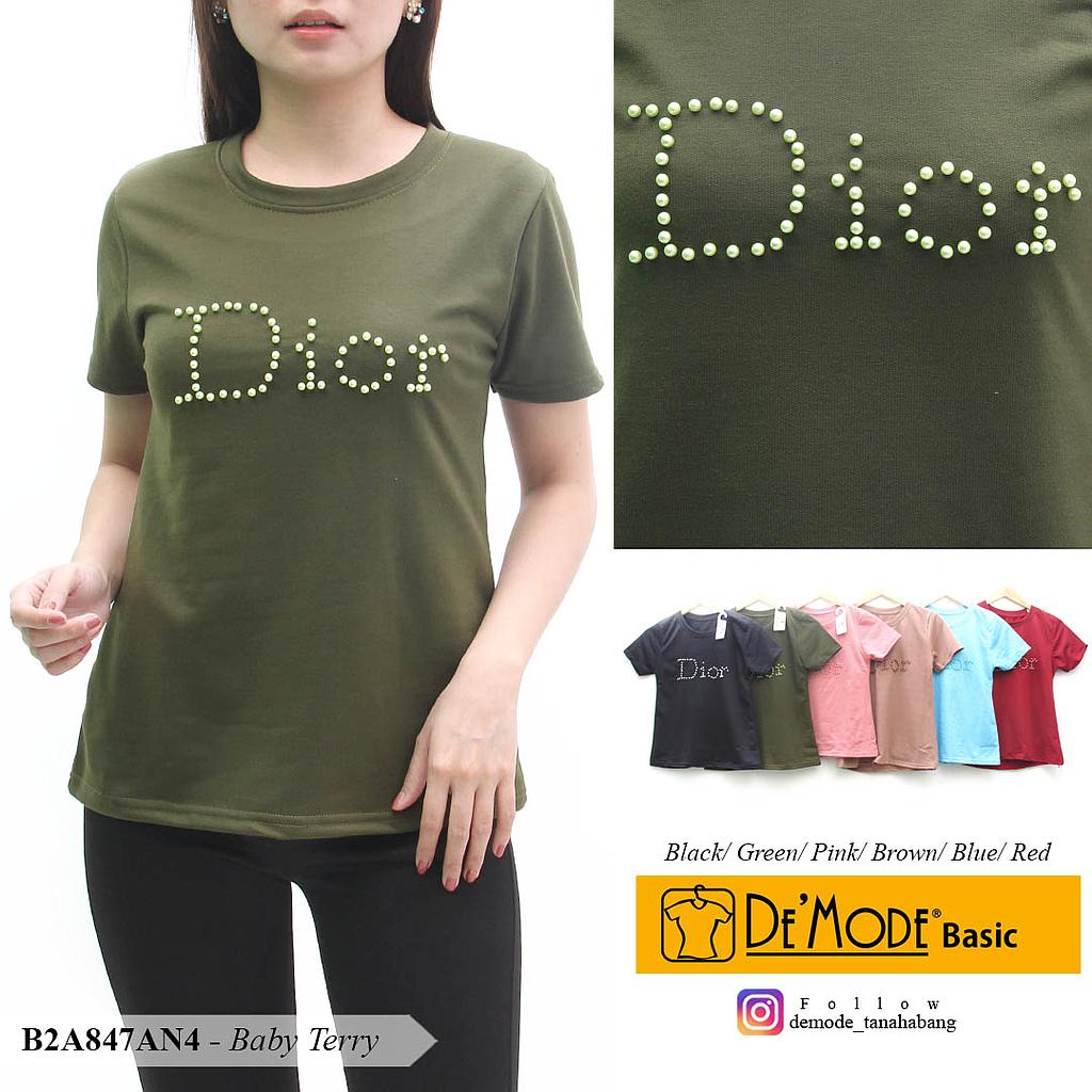 VENY ATASAN OBLONG LEHER BULAT BASIC + MUTIARA D.
