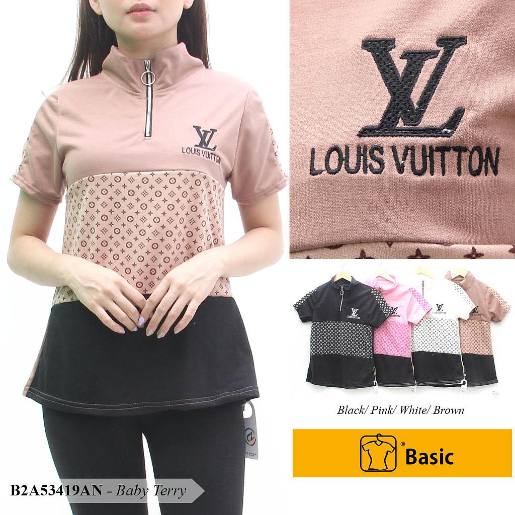 SAVERA ATASAN TURTLE NECK KOMBINASI + BORDIR LV