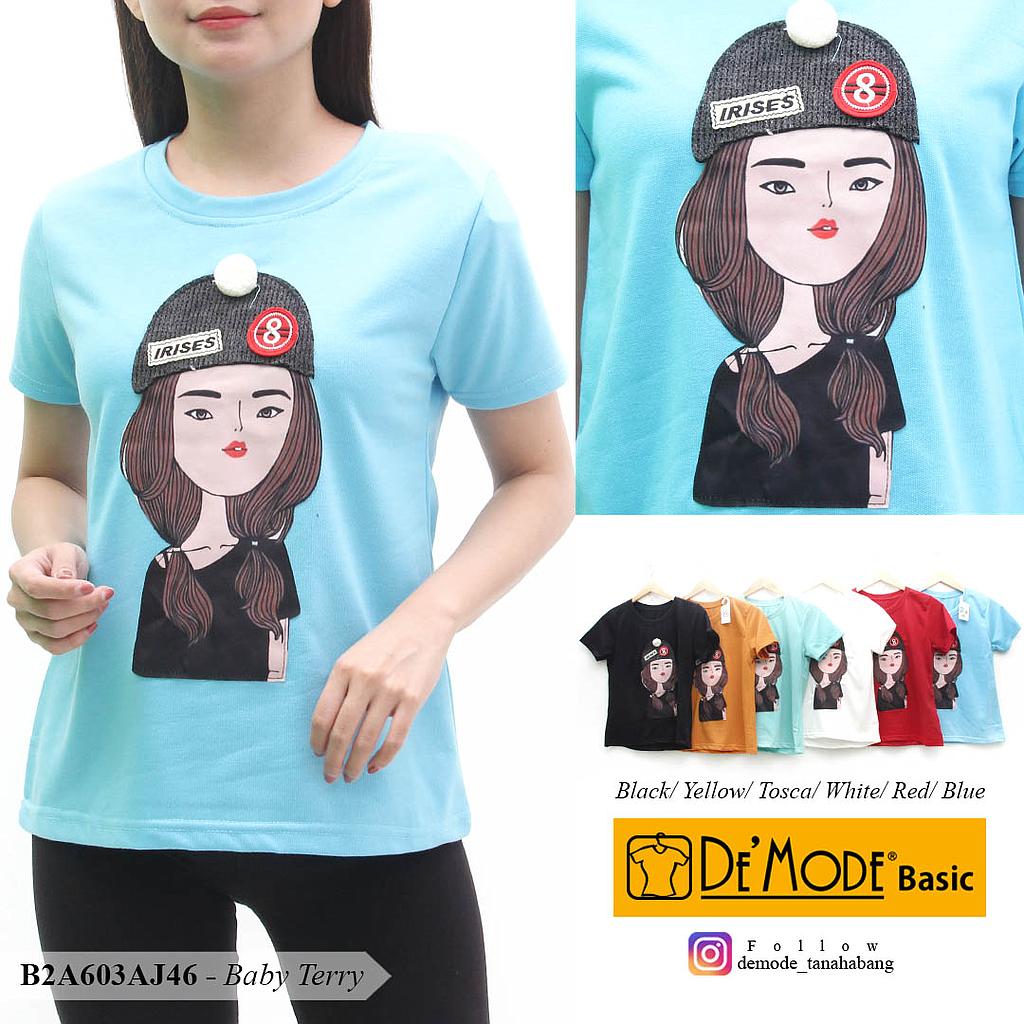 LUNITA ATASAN OBLONG BASIC + APLIKASI DEPAN