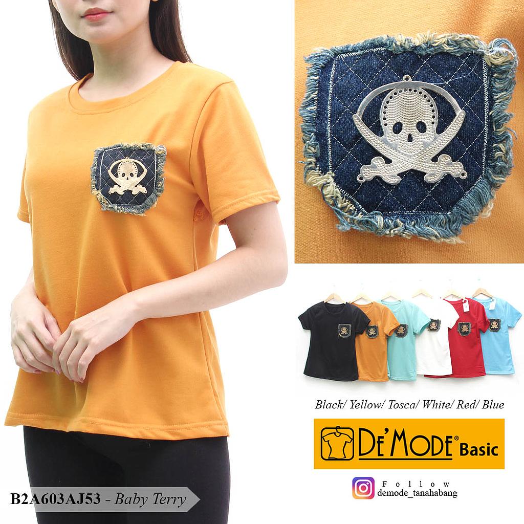 LUNITA ATASAN OBLONG BASIC + AP KANTONG JEANS